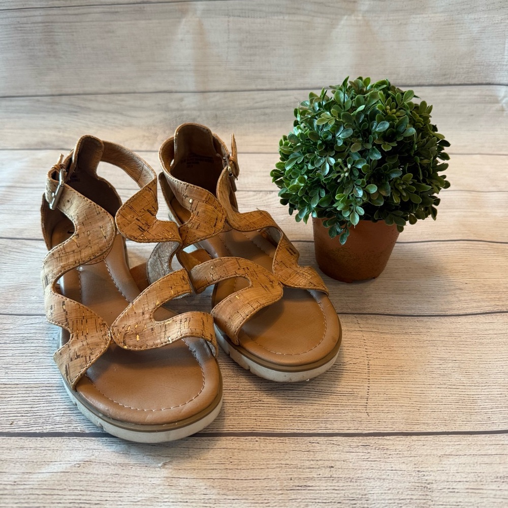 Sofft Cork Strappy Sandals